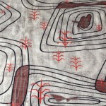 1950s Barkcloth Fabric for Sale