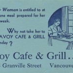 Dinner at the Savoy Cafe – Dining with Vintage Restaurant Dishes